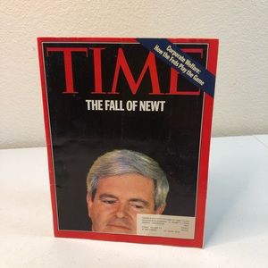 📕 Time Magazine November 16, 1998 The Fall Of Newt